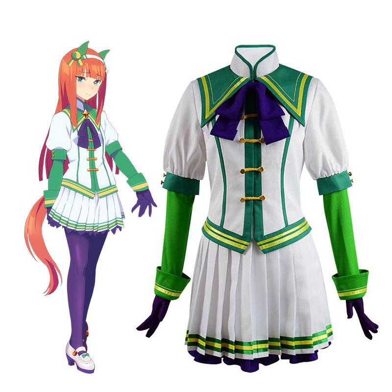 Uma Musume Pretty Derby Silence Suzuka Uniform Cosplay