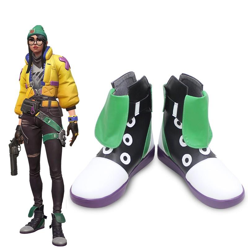 Game Valorant Project A Killjoy Cosplay Shoes