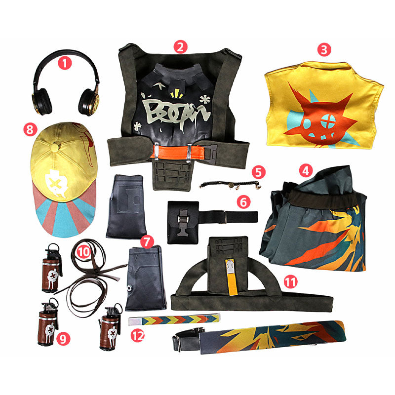 Valorant Raze Cosplay Costume