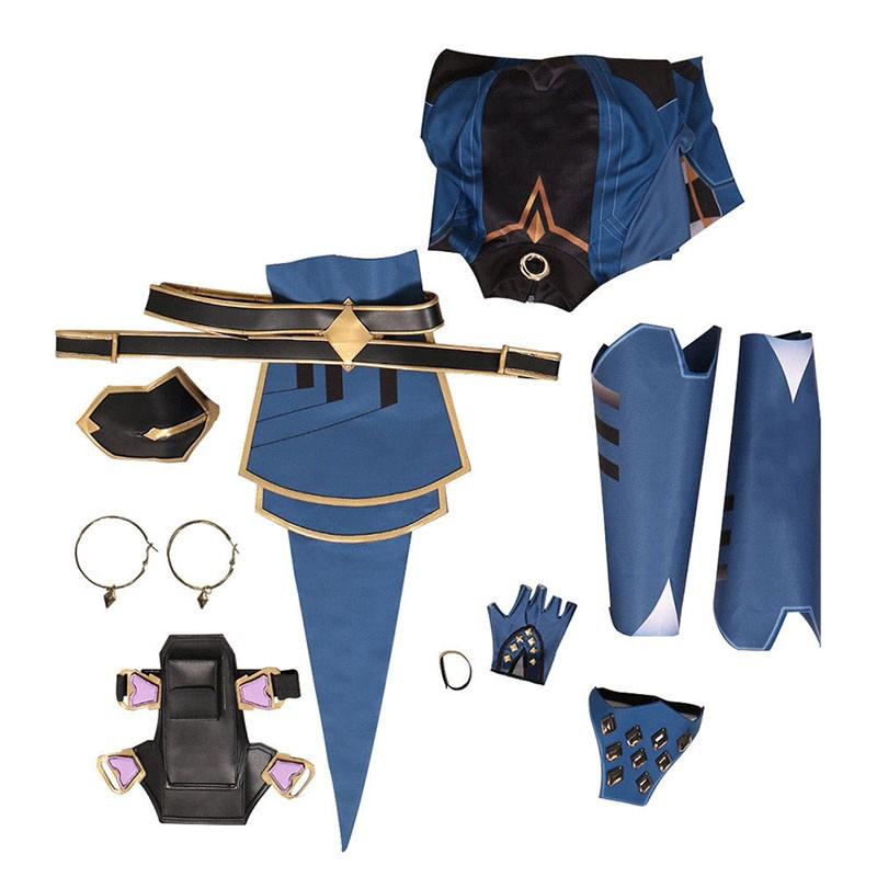 Game Valorant Project A Reyna Cosplay Costume
