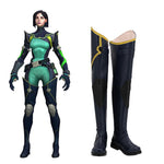 Valorant Viper Deep Blue Shoes Cosplay Boots