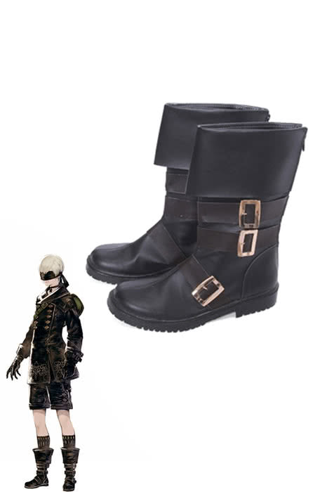 Video Game Nier Mechanical Era Game Yohar 9-S Type S Cosplay Boots