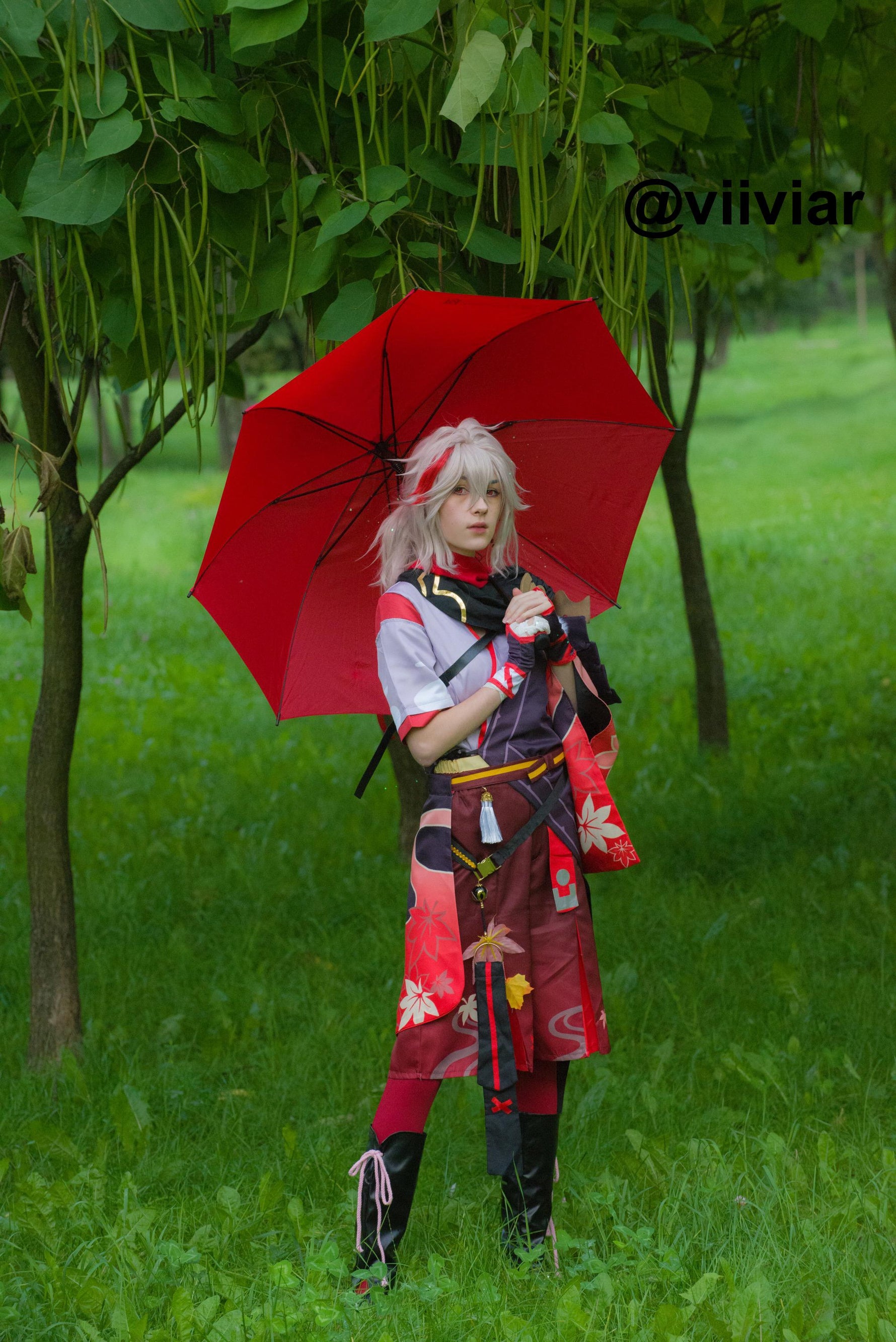 Game Genshin Impact Kazuha Cosplay Costume