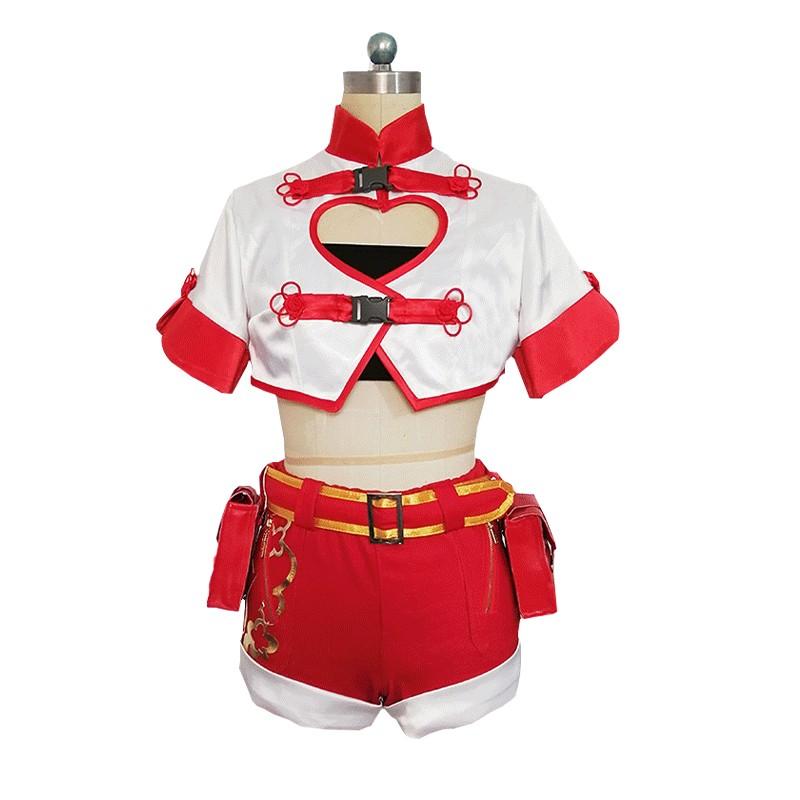 Virtual Youtuber Kizuna AI 3rd Birthday Live Chinese Style Cosplay Costume