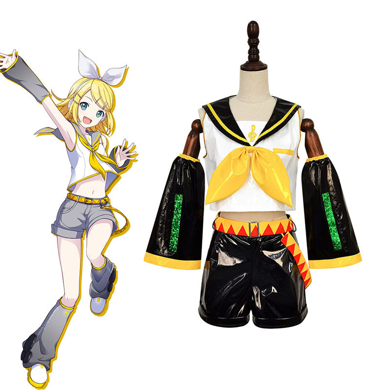 Vocaloid Kagamine Rin Female Cosplay Costume