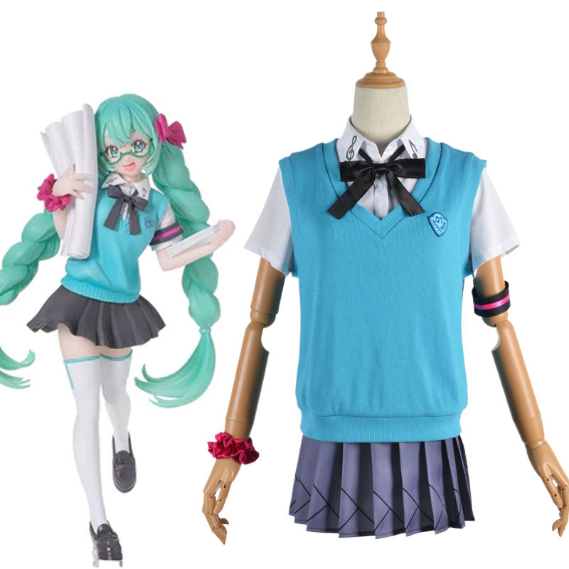 Vocaloid Hatsune Miku 16th Anniversary JK Cosplay Costume