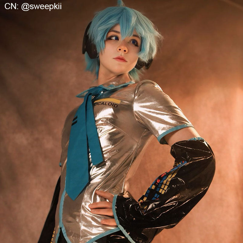 Vocaloid Hatsune Miku Mikuo Male Cosplay Costume
