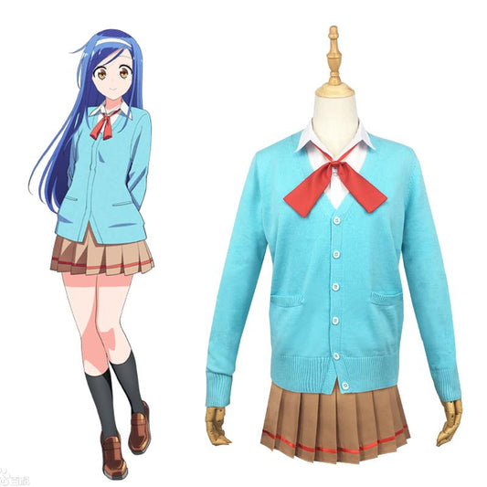 We Never Learn! Bokuben Furuhashi Fumino Uniform Cosplay Costume