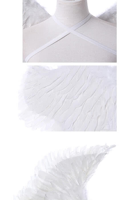 White Good Quality Anime Cosplay Wings