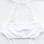White Sexy Lace Bodysuit Underwear Cosplay Costume