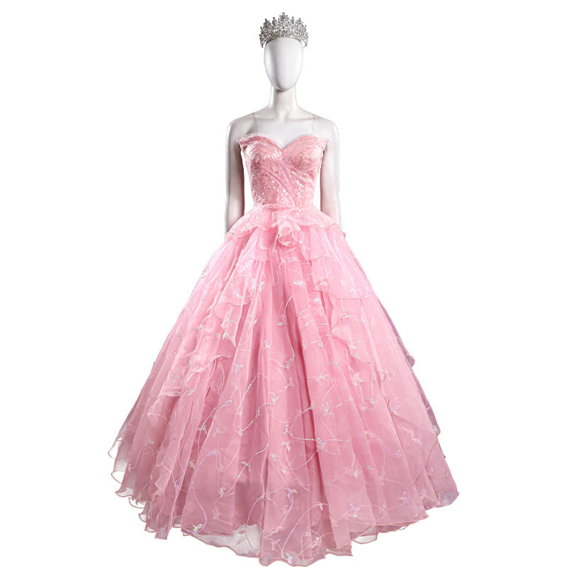 Wicked Glinda Cosplay Costume