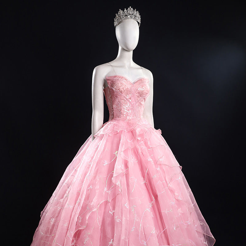 Wicked Glinda Cosplay Costume