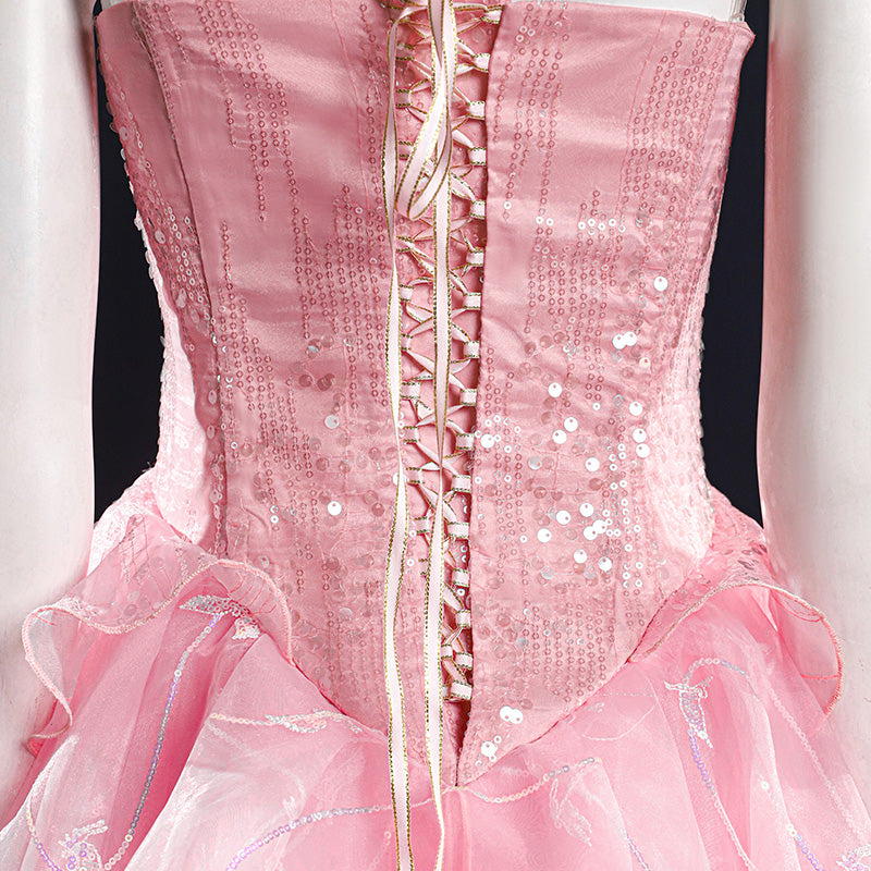 Wicked Glinda Cosplay Costume