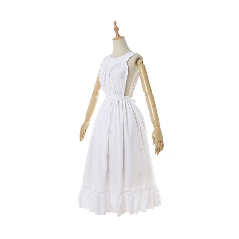 Women Renaissance Victorian Medieval Solid Long Vintage Apron