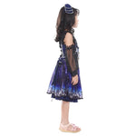 Women Girl Lolita Starry Luxury Chiffon Print Dress