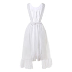 Women Renaissance Victorian Medieval Solid Long Vintage Apron