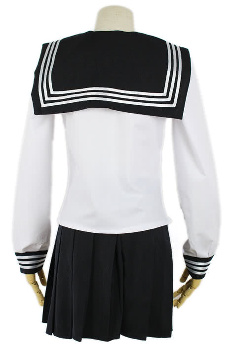 Classic Sexy Skirt Sailor Costume of Students with Long Sleeves