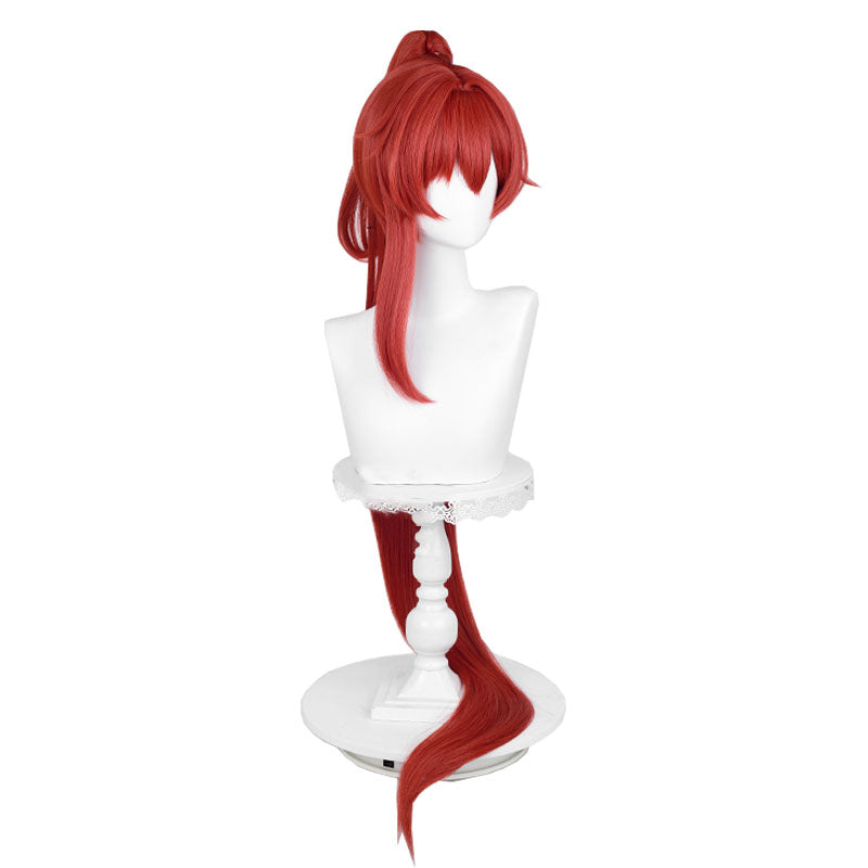 Wuthering Waves Yinlin Long Red Cosplay Wig