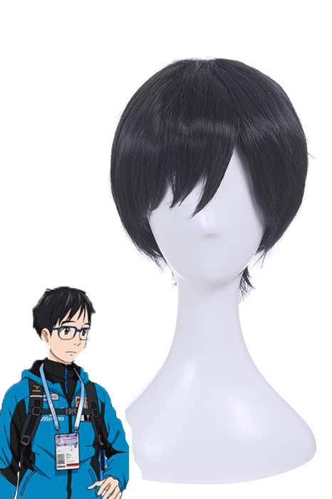 YURI!!! on ICE Yuri Katsuki Cosplay Wigs Men Short Black Wigs
