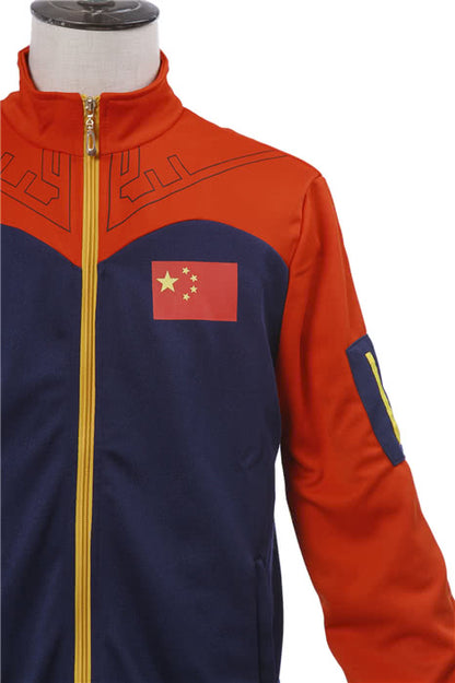 man cosplay costume