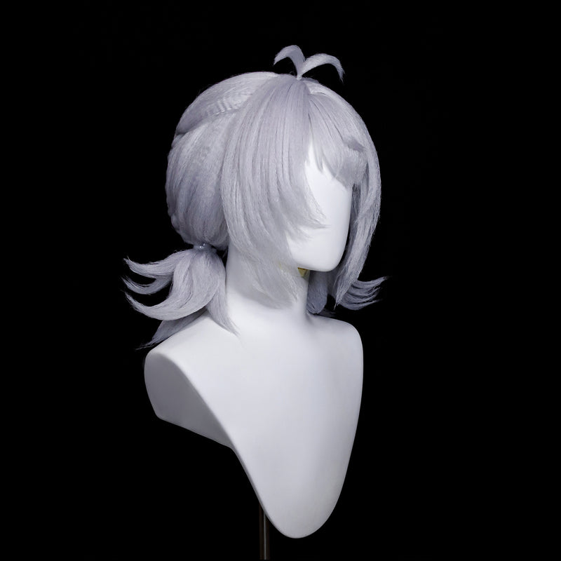 Rolecosplay Zenless Zone Zero Dracaene Sunbringer Silver Gray Cosplay Wig - side view