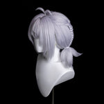 Rolecosplay Zenless Zone Zero Dracaene Sunbringer Silver Gray Cosplay Wig - braided side detail