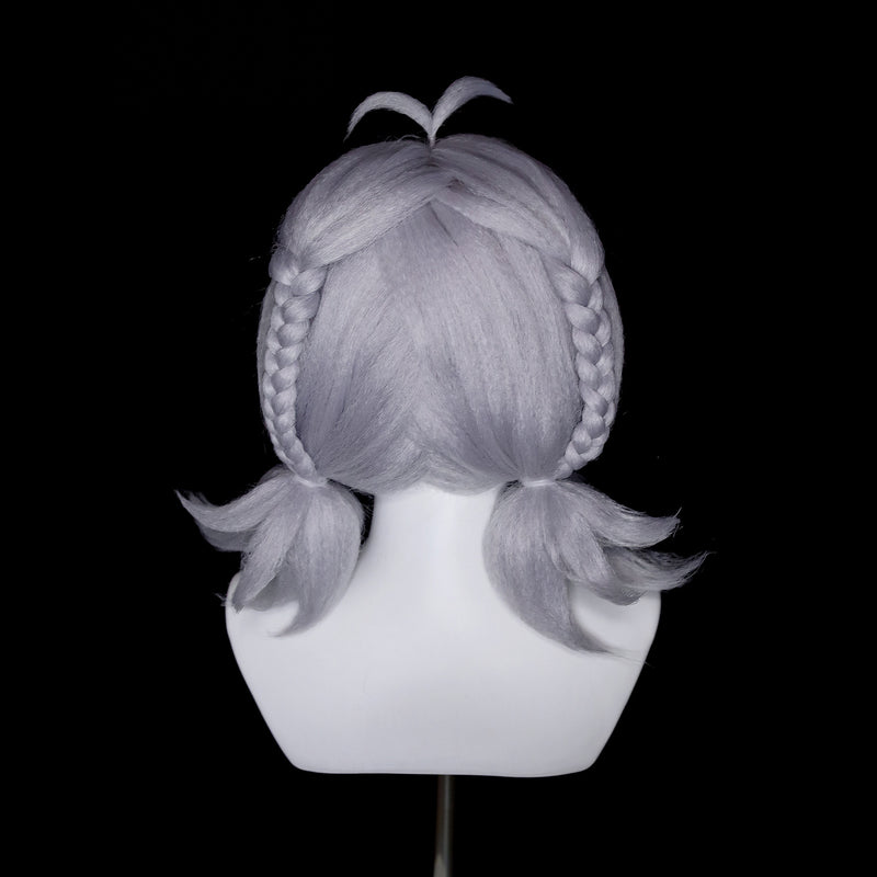 Rolecosplay Zenless Zone Zero Dracaene Sunbringer Silver Gray Cosplay Wig - back view
