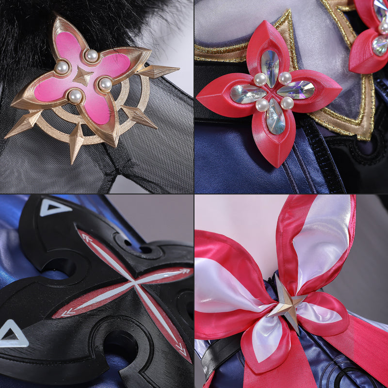 Rolecosplay Zenless Zone Zero Lindverne Sunbringer - costume accessory detail collage