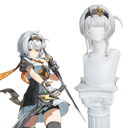 Zenless Zone Zero Silver Soldier Anby Cosplay Wig