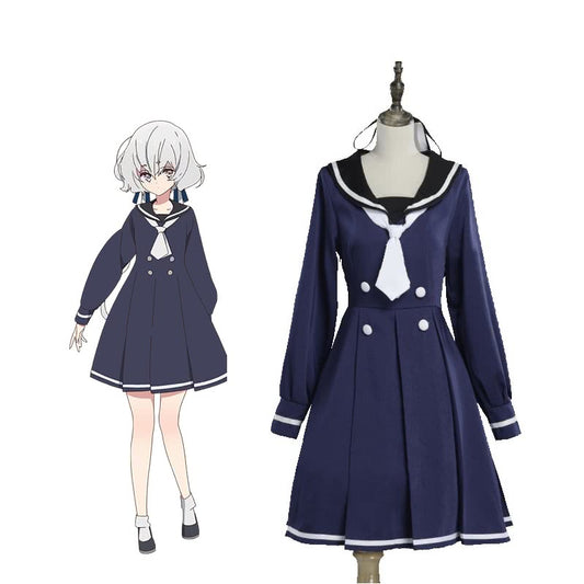 ZOMBIE LAND SAGA Konno Junko Uniform Dress Cosplay Costume