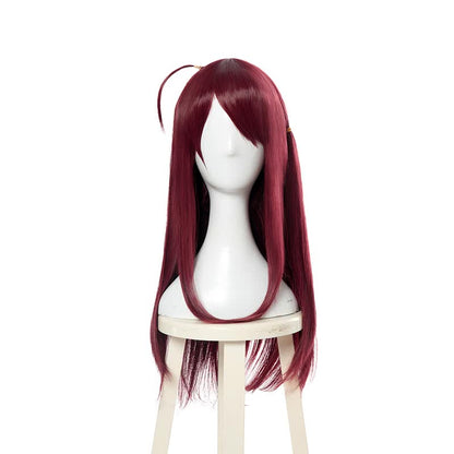 ZOMBIE LAND SAGA Minamoto Sakura Red Long Cosplay Wigs