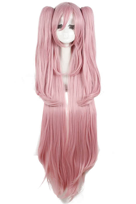 115cm Long Pink Seraph of the End Krul Tepes Cosplay Wig