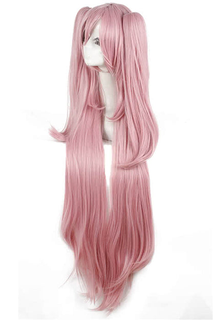 115cm Long Pink Seraph of the End Krul Tepes Cosplay Wig