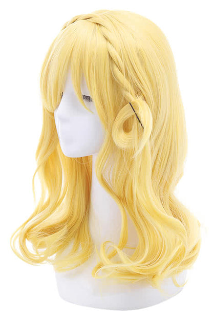 LoveLive!Sunshine!! Ohara Mari Bright Yellow Cosplay Wigs