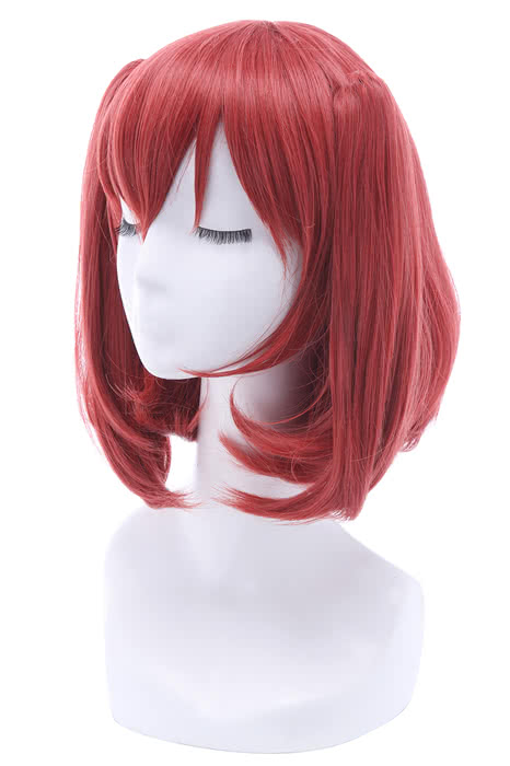 LoveLive!Sunshine!! Kurosawa Ruby Anime Cosplay Wigs Medium Red Hair