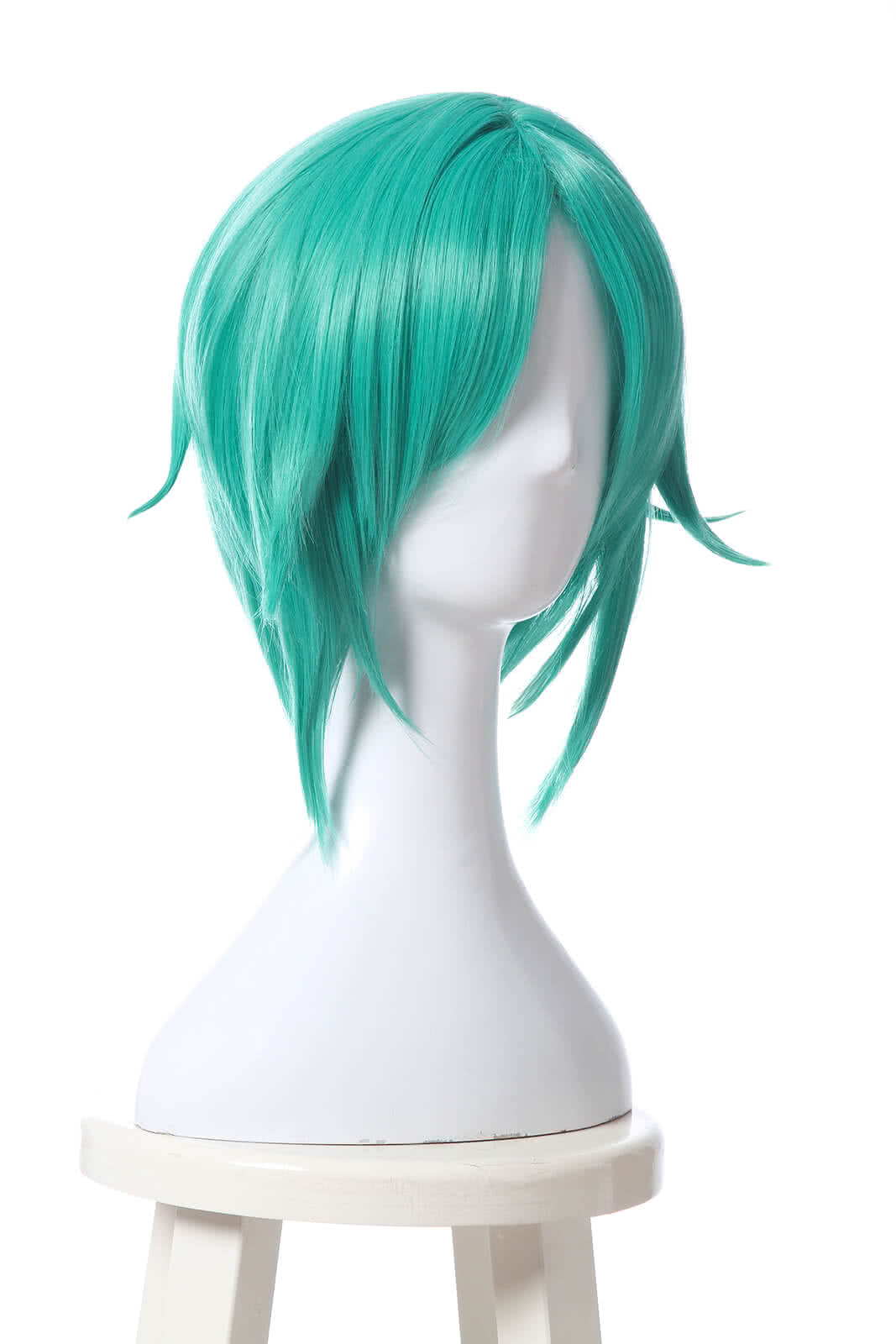 Land of the Lustrous Phosphophyllite Short Green Synthetic Anime Cosplay Woman Wigs