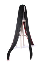 Land of the Lustrous Bort Very Long Black Mixed Red Special Anime Cosplay Wigs