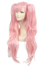 Dangan-Ronpa Junko Enoshima Cosplay Wigs Lovely Long Pink Hair Wigs