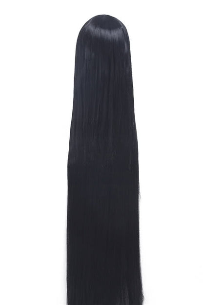 150cm Supper Long Straight Black Cosplay Party Wigs