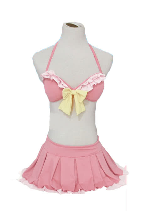 Eromanga Sensei Izumi Sagiri Anime Pink Swimsuit Cosplay Costumes
