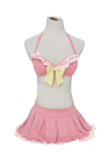 Eromanga Sensei Izumi Sagiri Anime Pink Swimsuit Cosplay Costumes