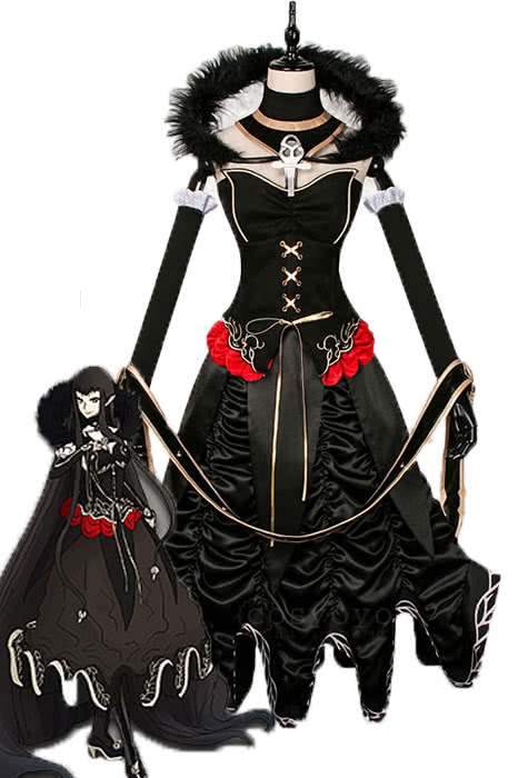 FateApocrypha Assassin of Red Black Anime Cosplay Costumes