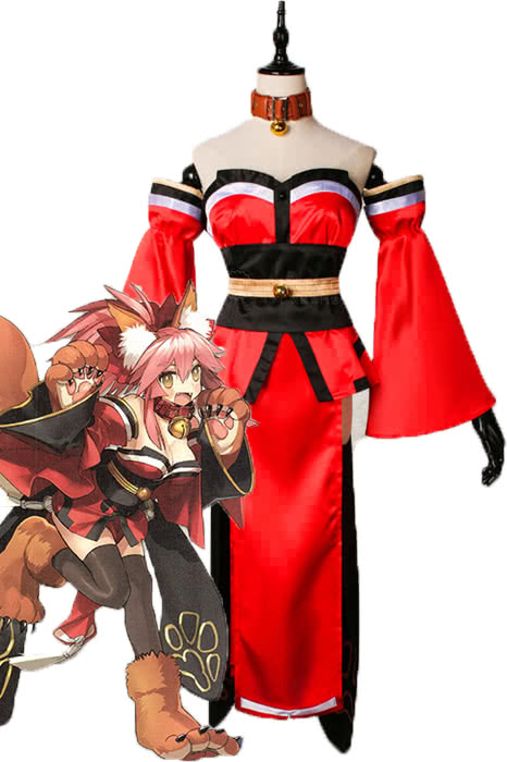 Fate Grand Order Servant Tamamo-no-Mae Cosplay Costumes